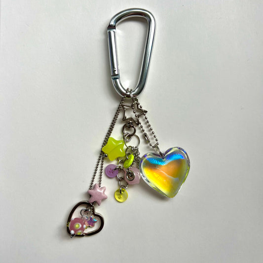 Neon Iridescence Carabiner