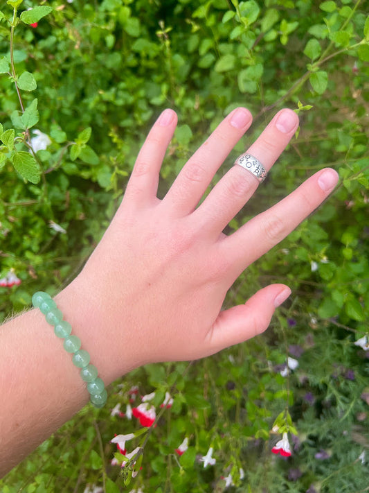Green Aventurine Intentional Healing Crystal Bracelet